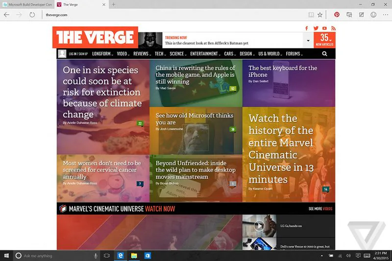 edge extension
