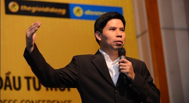 Ông Nguyễn Đức Tài - Chủ tịch HĐQT Thế Giới Di Động cho biết mục tiêu đưa công ty này trở thành tập đoàn bán lẻ đa ngành lớn nhất Việt Nam năm 2020
