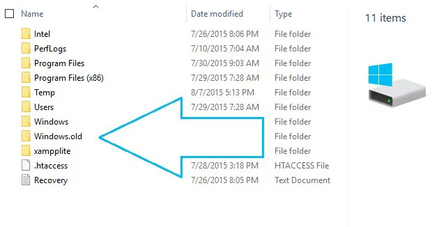Hướng dẫn cách xoá thư mục Windows.old khi nâng cấp lên Windows 10