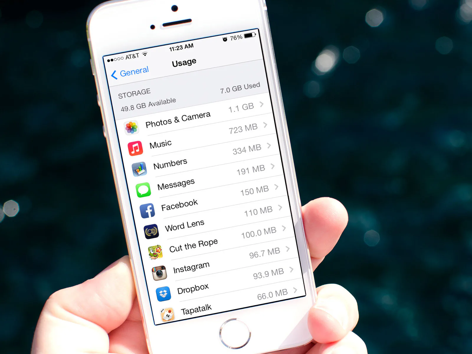 Mẹo tiết kiệm bộ nhớ iPhone rất đơn giản