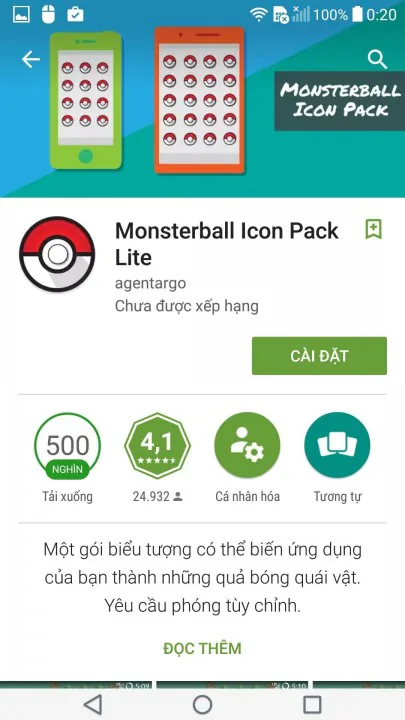 Hướng dẫn đổi giao diện điện thoại Android theo phong cách Pokémon GO