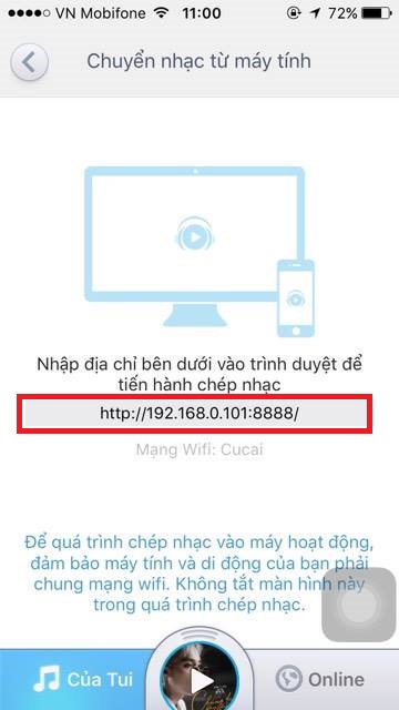 Đưa nhạc lên iPhone từ máy tính không dùng cáp