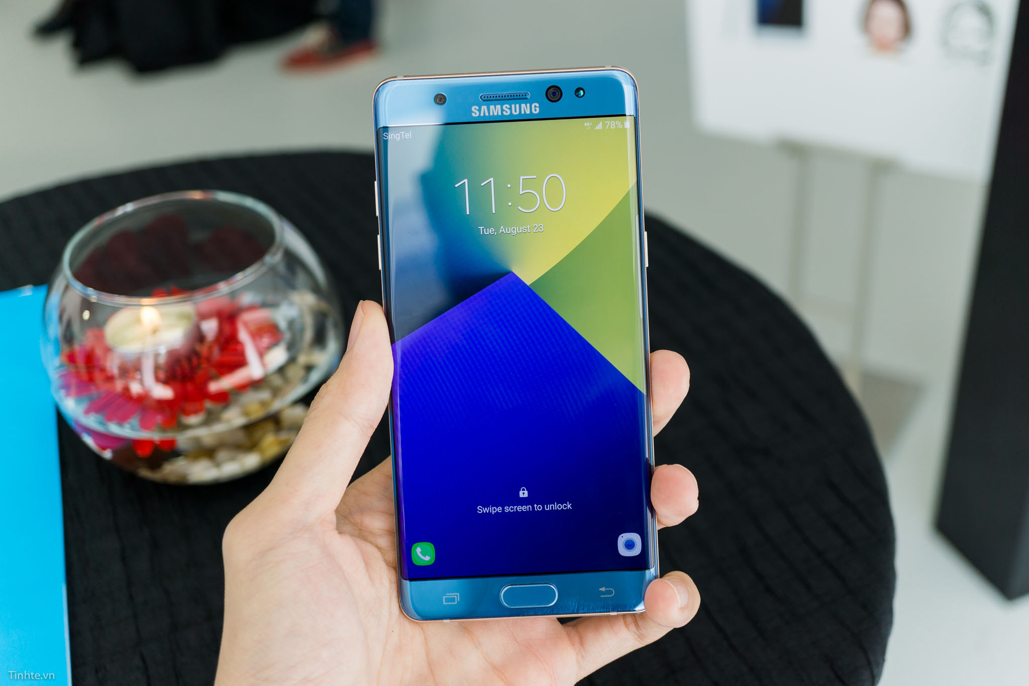 Ngắm Galaxy Note 7 màu xanh san hô sắp về Việt Nam