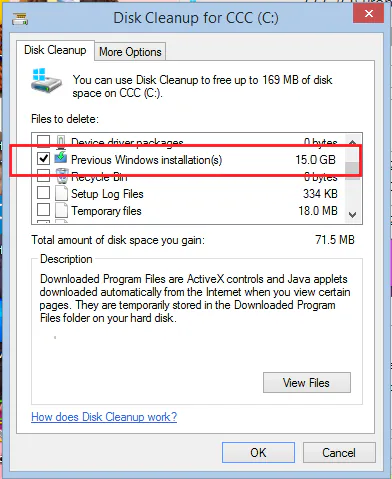 Hướng dẫn cách xoá thư mục Windows.old khi nâng cấp lên Windows 10