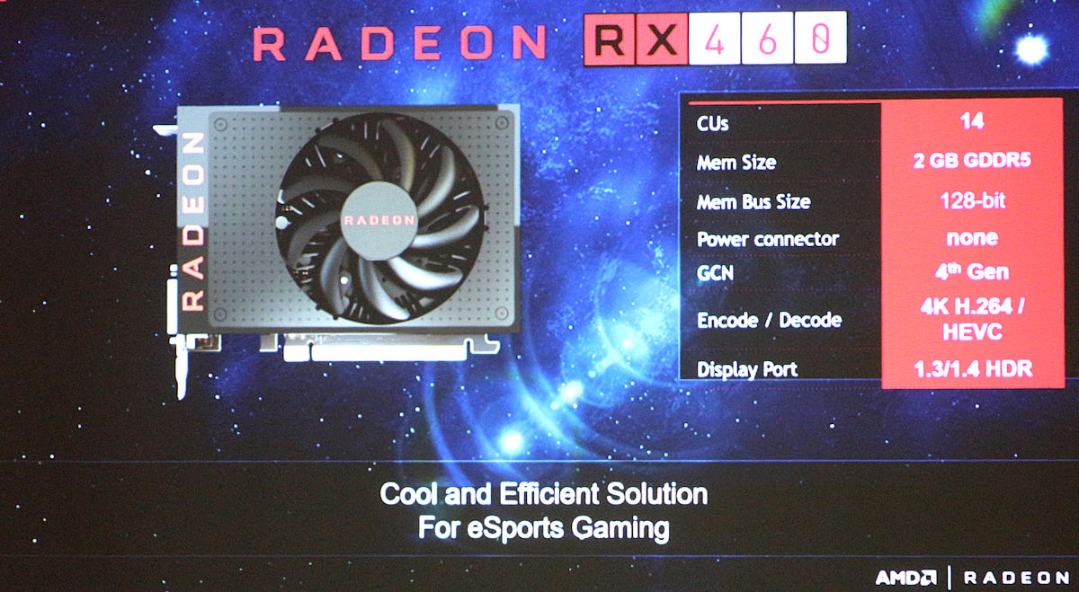 Radeon RX 460: Công nghệ Đột phá dành cho mọi Game thủ eSports trên khắp thế giới