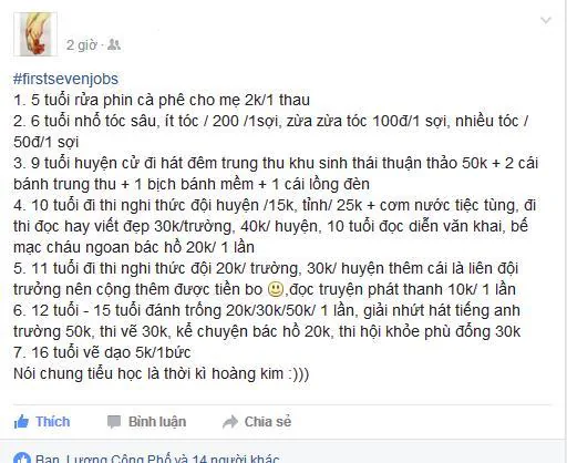 #firstsevenjobs: Trào lưu chia sẻ 7 công việc đầu đời đang gây bão cư dân mạng
