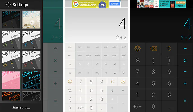 9 Ứng dụng Calculator (Máy tính) miễn phí cho Android