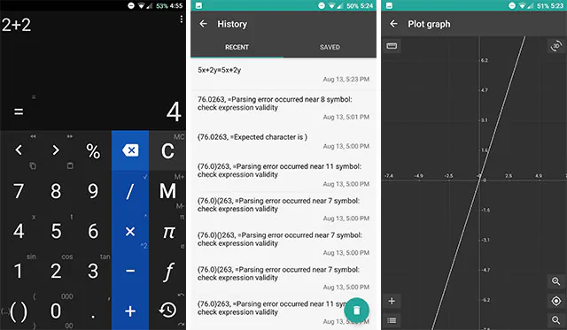9 Ứng dụng Calculator (Máy tính) miễn phí cho Android