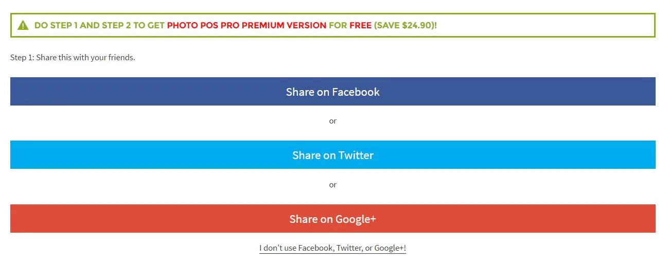 Sở hữu Photo Pos Pro PREMIUM VERSION hoàn toàn miễn phí