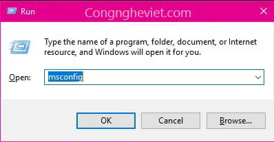 Một số lệnh Run thông dụng nhất trên Windows