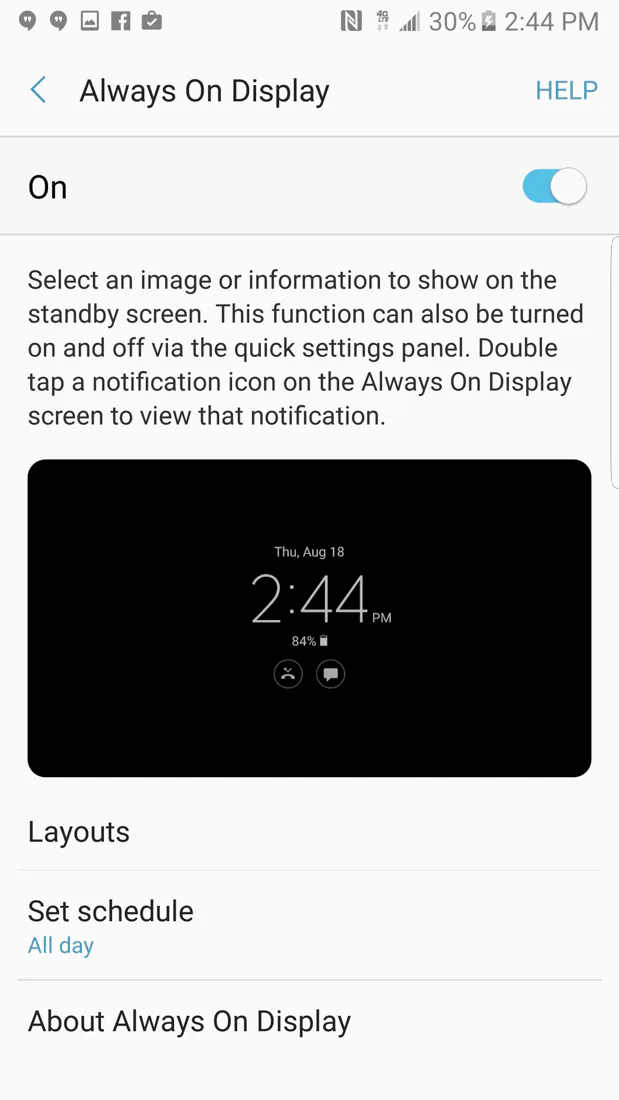 Chế độ Always-On trên Galaxy Note7 còn tốt hơn cả Galaxy S7