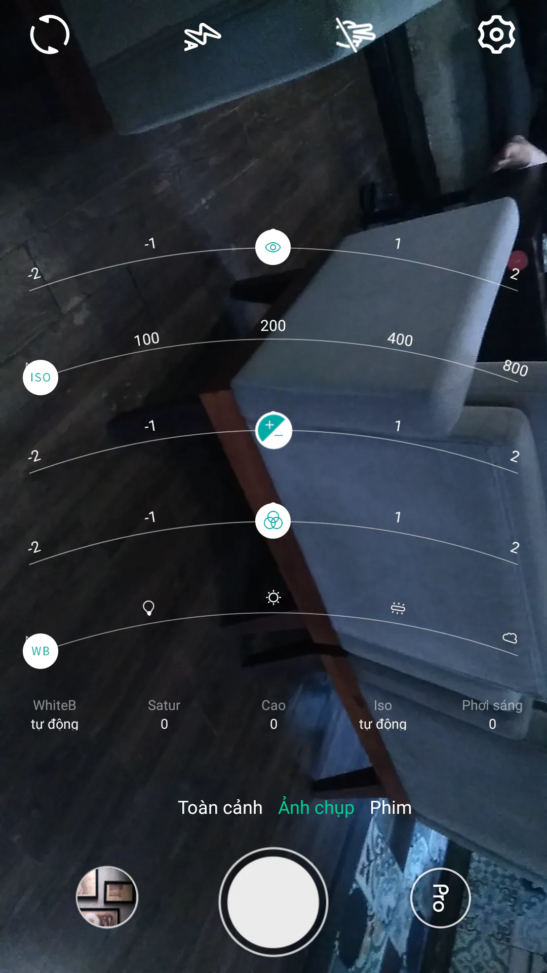 Ảnh giao diện camera