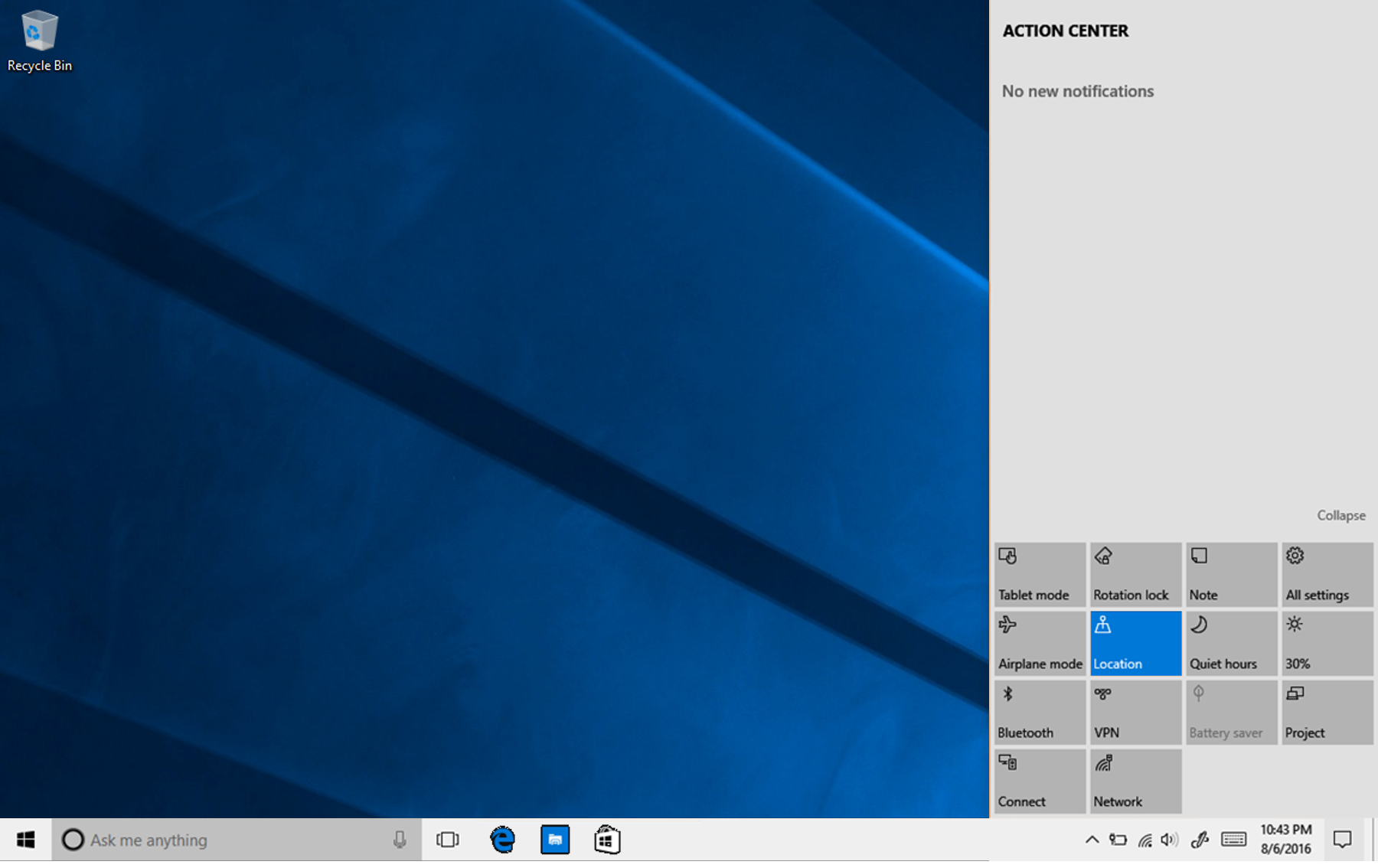 Ý tưởng Windows 10 với giao diện Light Theme