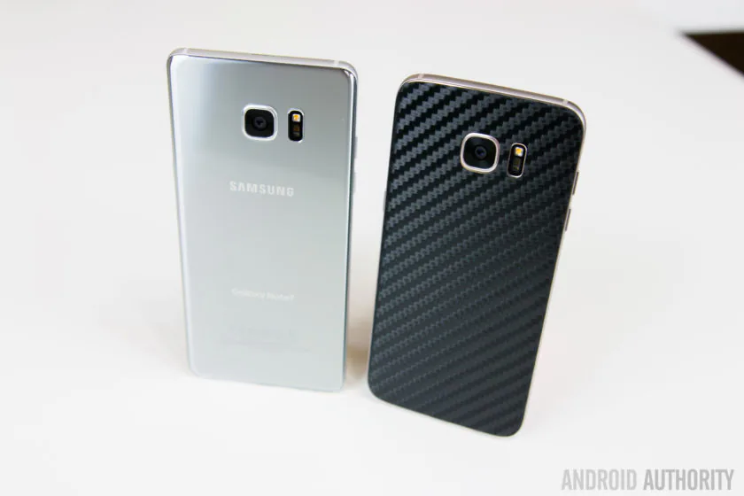 So sánh Samsung Galaxy Note 7 vs Galaxy S7 Edge
