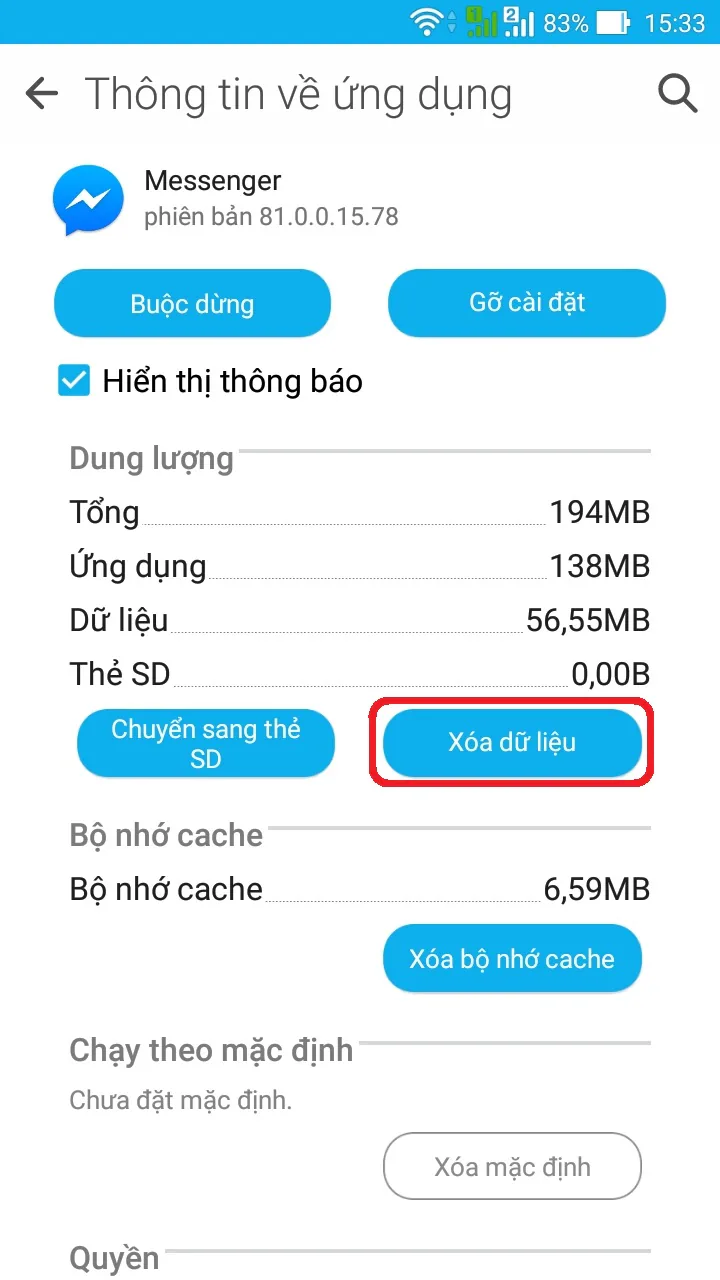 Hướng dẫn đăng xuất Facebook Messenger trên di động