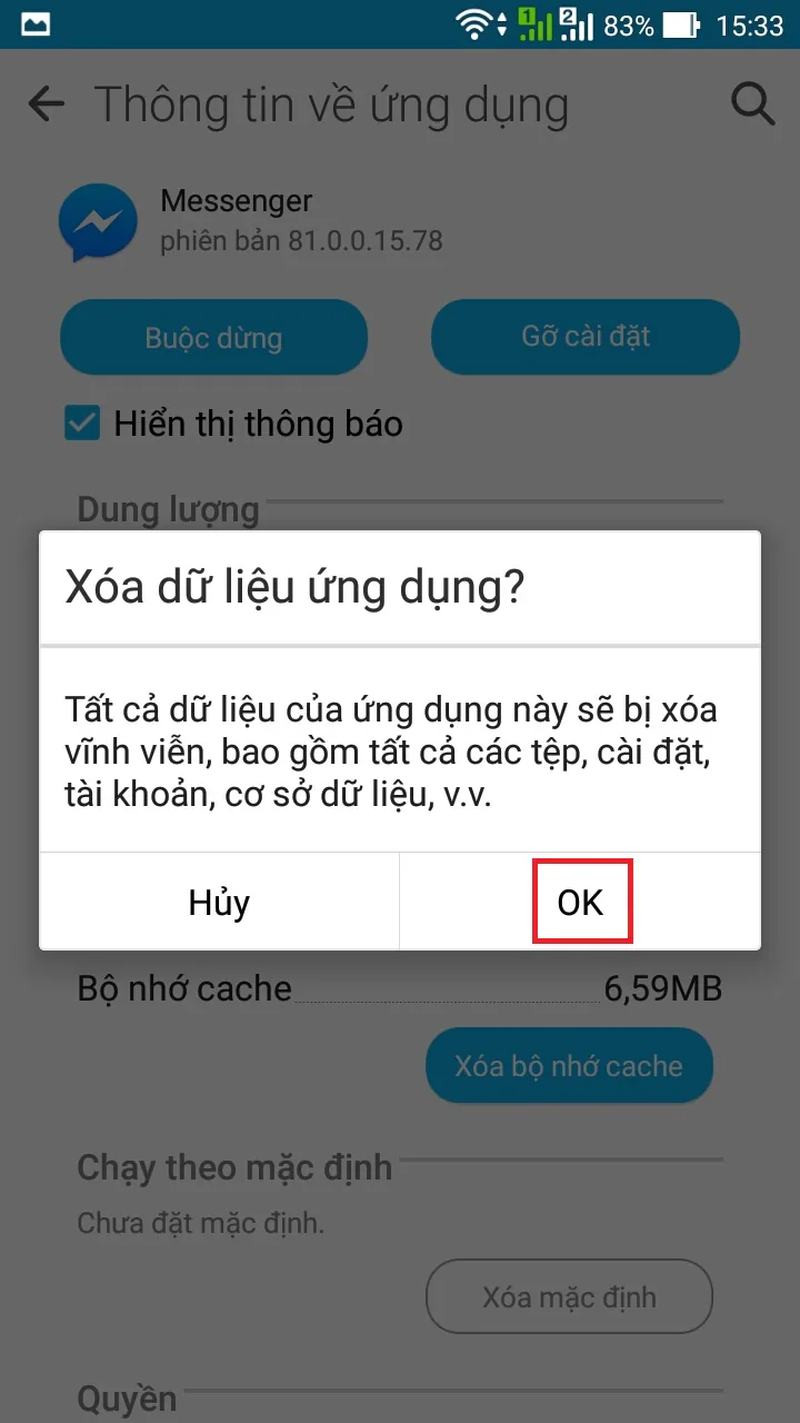Hướng dẫn đăng xuất Facebook Messenger trên di động