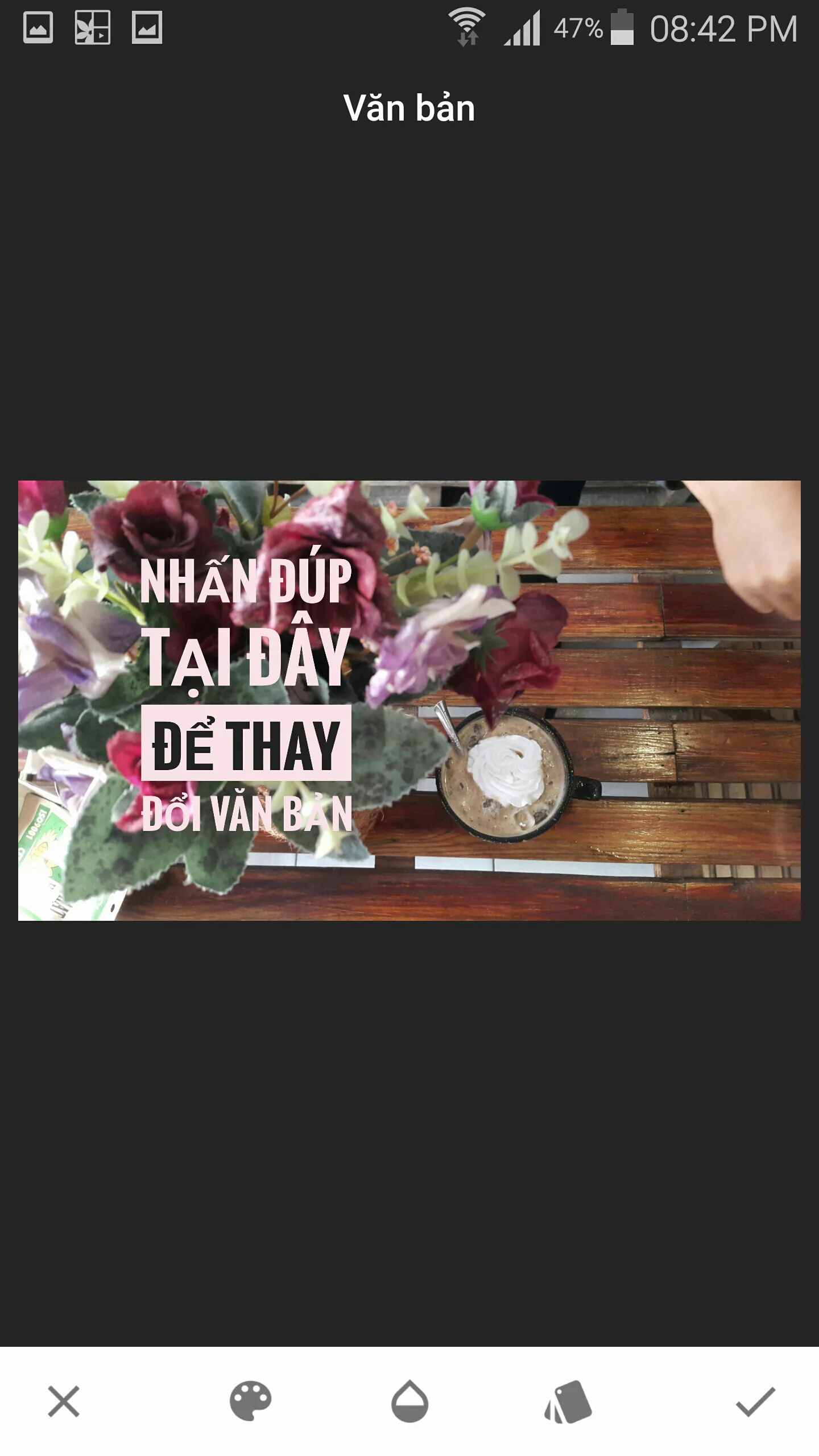 Snapseed cập nhật: thêm tính năng chèn chữ dạng Typography