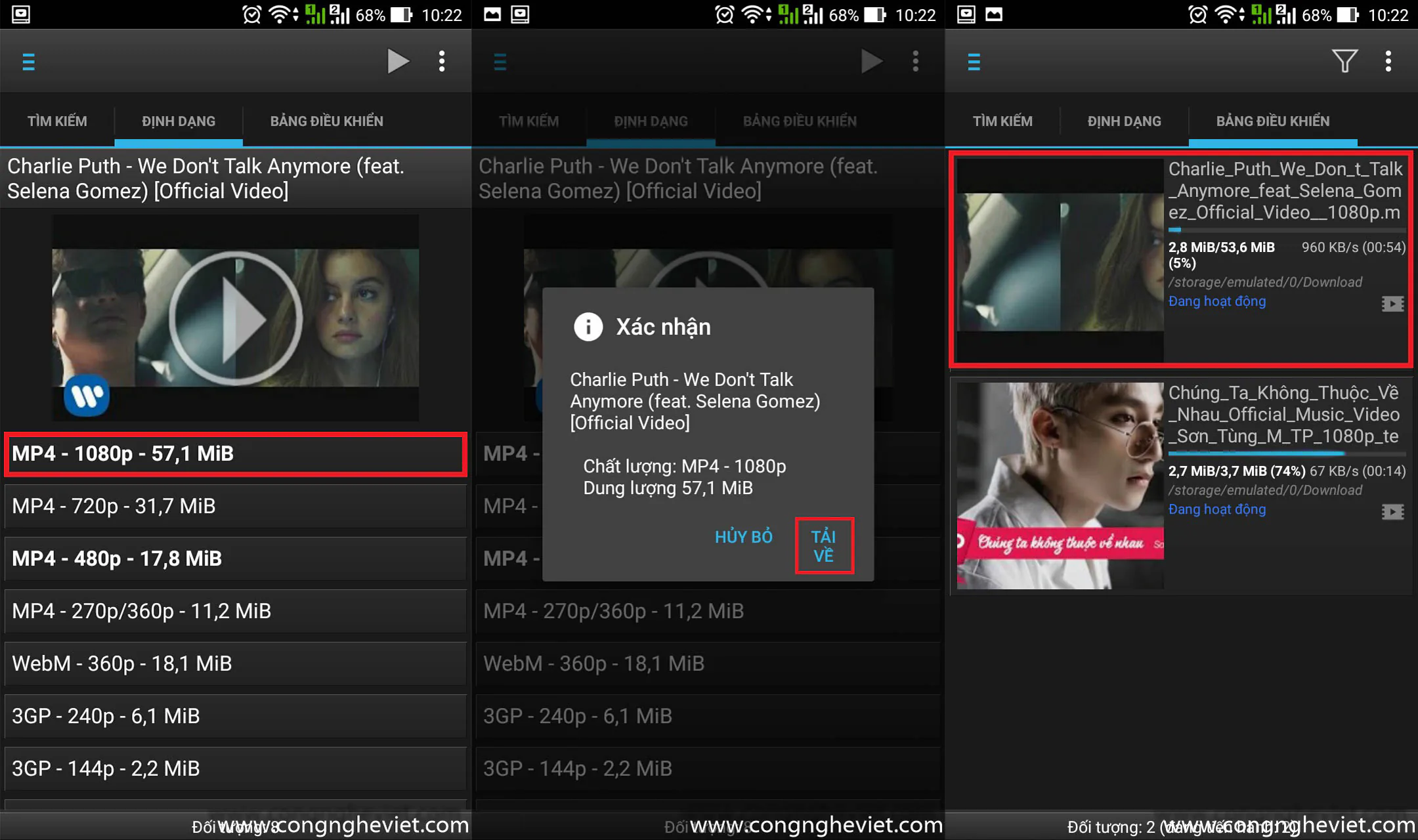 Cách tải video trên YouTube về điện thoại Android