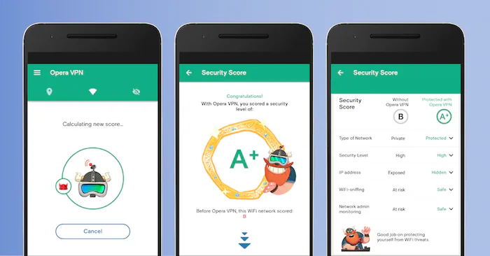 Ứng dụng Opera VPN phát hành miễn phí cho iOS/Android