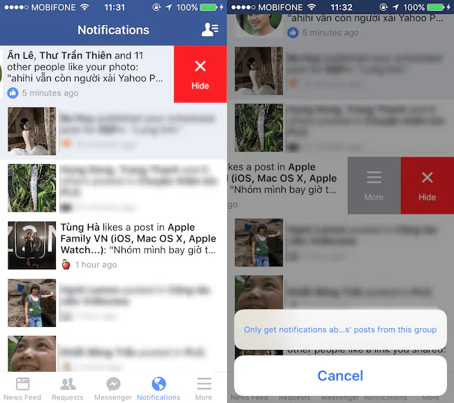 5 mẹo nhỏ tiện lợi người dùng Facebook trên iPhone nên biết