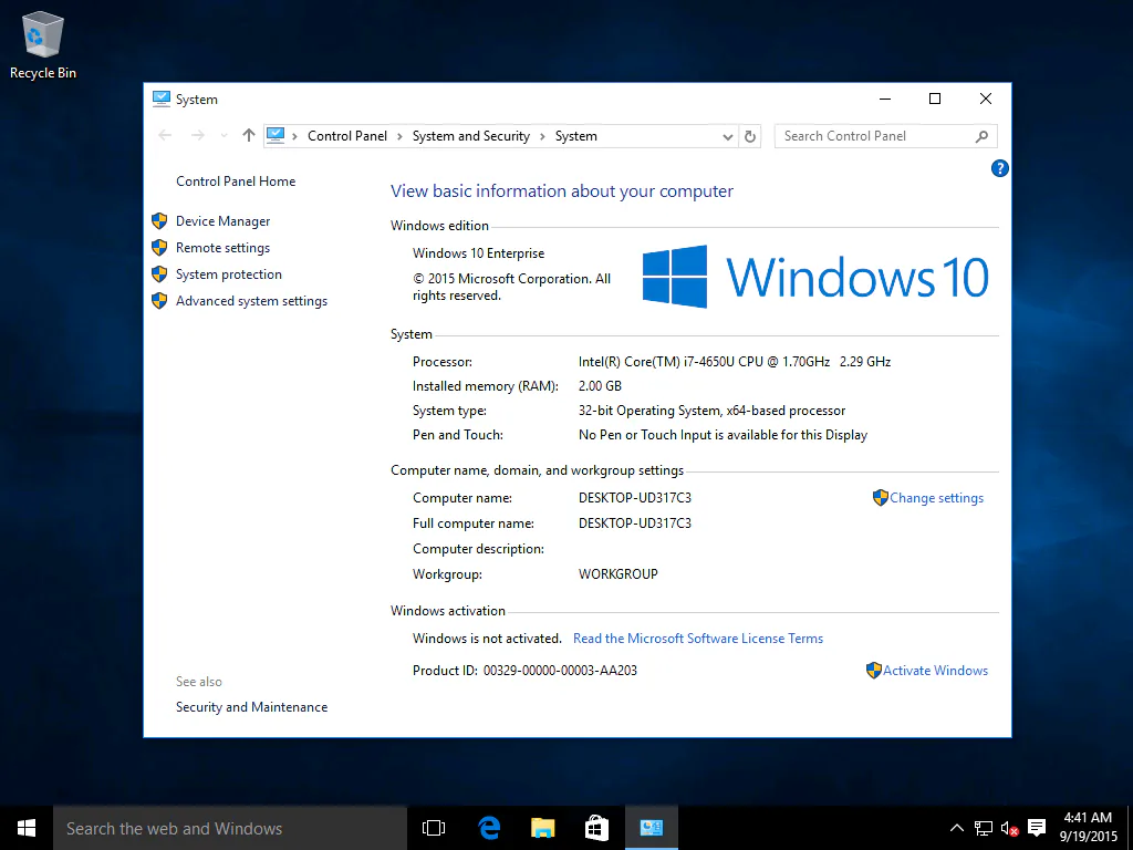 Xem cấu hình máy tính Windows không dùng phần mềm thứ 3