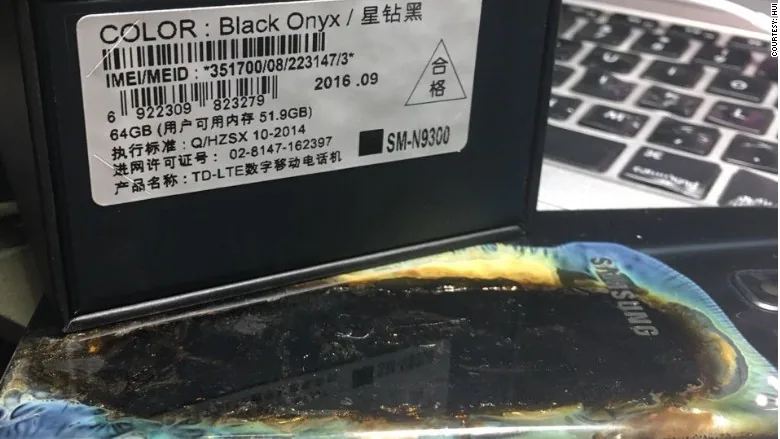 Galaxy Note7 mới