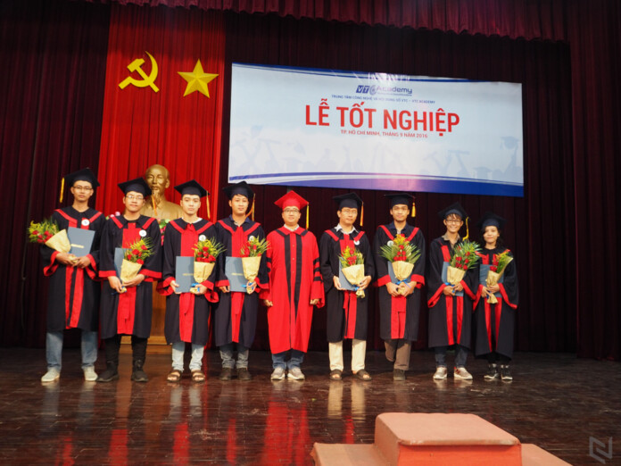 Hình ảnh Lễ tốt nghiệp khoá học 2016 do VTC Academy tổ chức