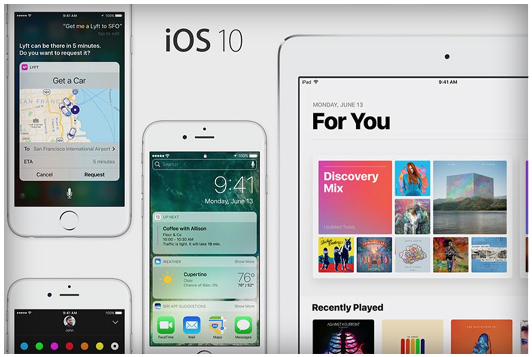 Apple chính thức ra mắt iOS 10 vào ngày 13/9