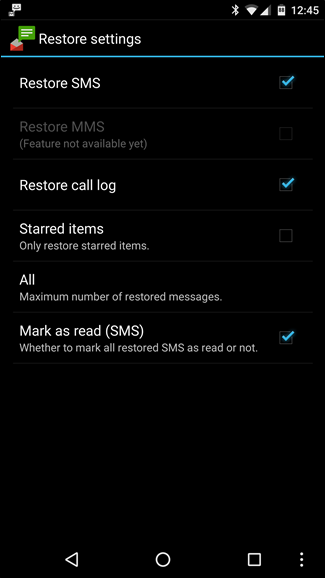 Sao lưu tin nhắn vào tài khoản Gmail với SMS Backup+