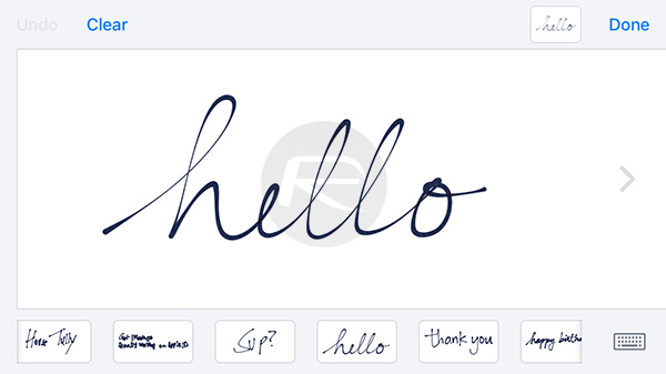 Tạo và gửi chữ viết tay trên iMessage của iOS 10