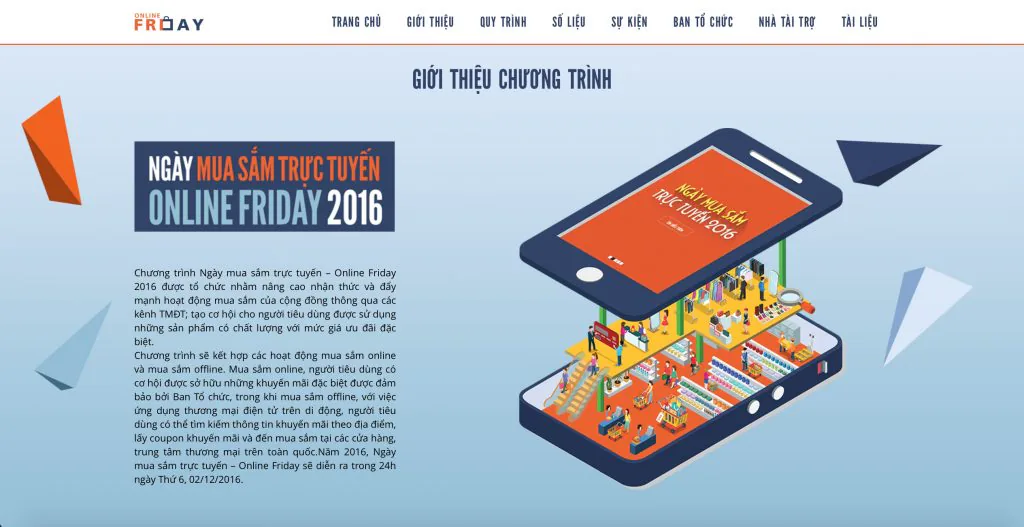 Ngày mua sắm Online Friday 2016 bắt đầu vào 30/9