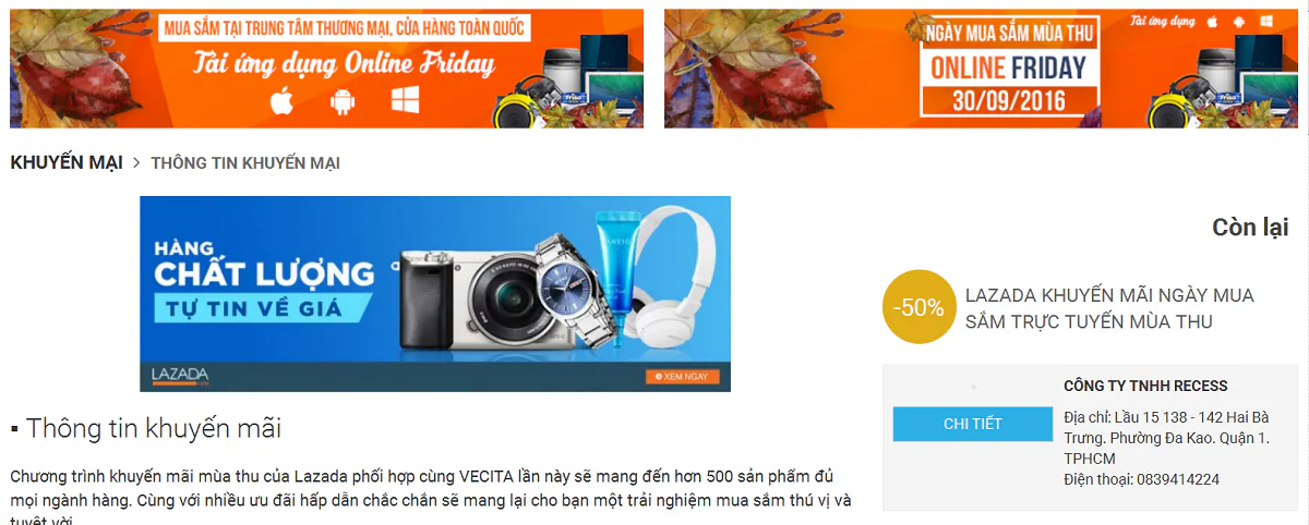 Ngày mua sắm Online Friday 2016 bắt đầu vào 30/9