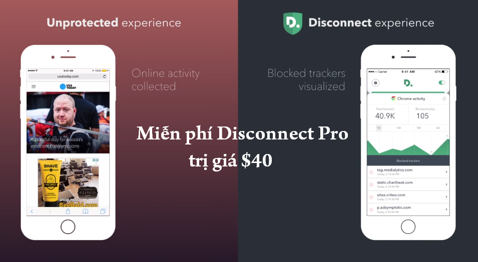 Sở hữu ngay Disconnect Pro trị giá $40 cho iOS và Android