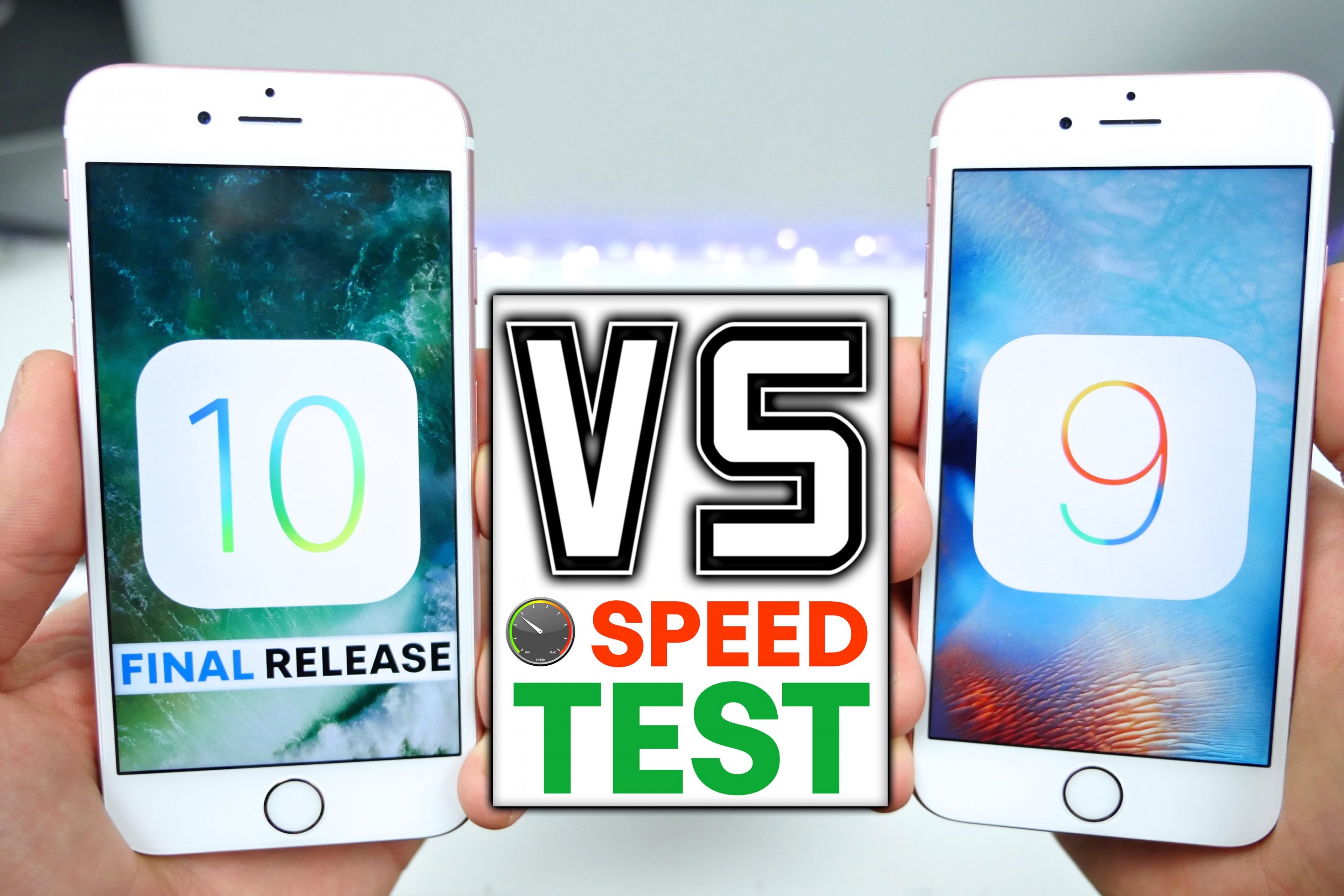 So sánh tốc độ iOS 10 với iOS 9.3.5