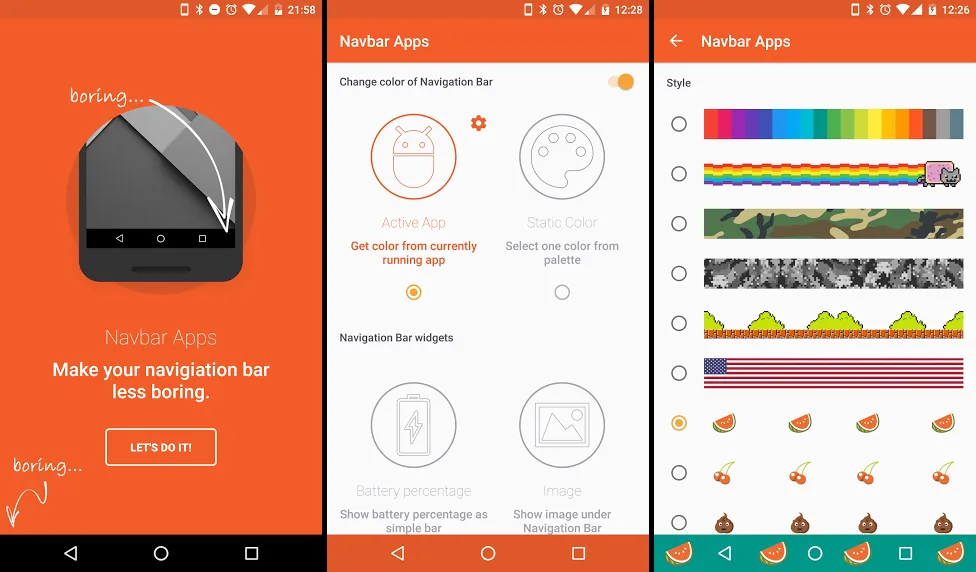 Thay đổi Navigation Bar của Android không cần Root