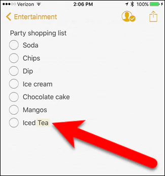 Làm việc nhóm trên ứng dụng Notes của iOS 10