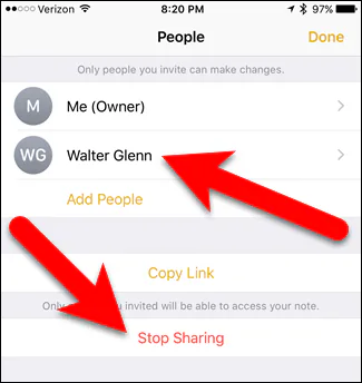 Làm việc nhóm trên ứng dụng Notes của iOS 10