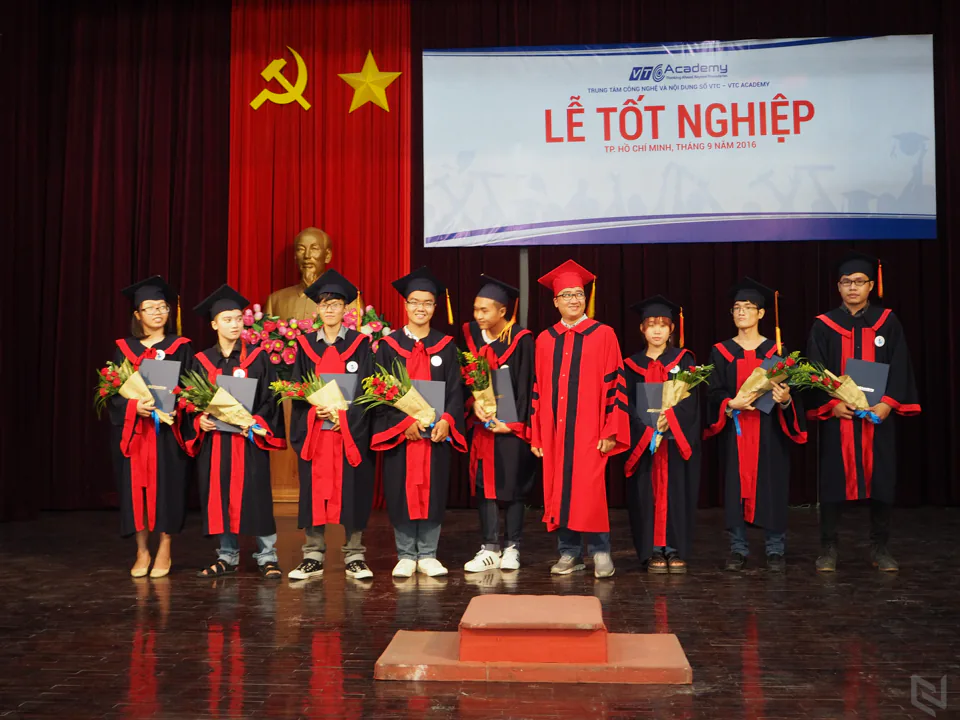 Hình ảnh Lễ tốt nghiệp khoá học 2016 do VTC Academy tổ chức