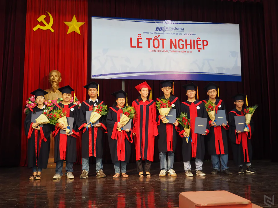 Hình ảnh Lễ tốt nghiệp khoá học 2016 do VTC Academy tổ chức