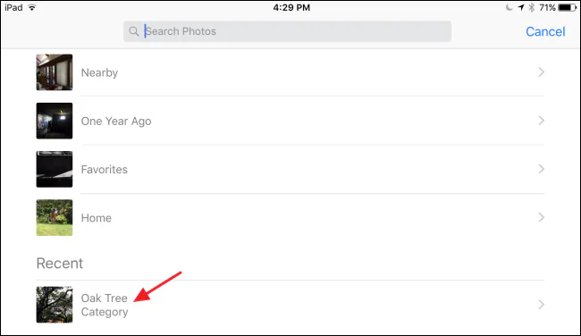 Tìm hình ảnh bằng những đối tượng cụ thể trên iOS 10