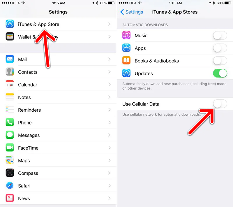 Cách tiết kiệm dữ liệu mạng trên iOS