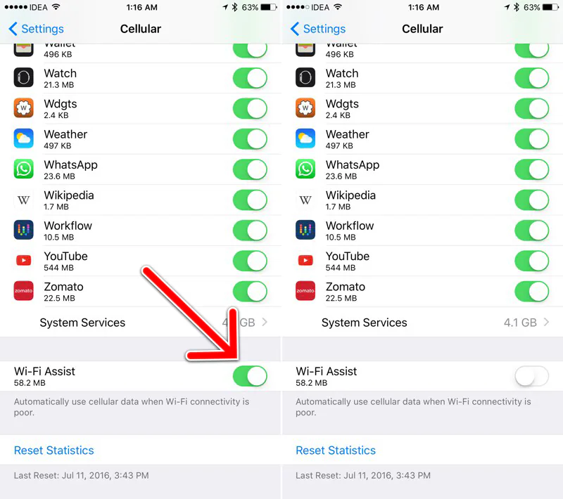 Cách tiết kiệm dữ liệu mạng trên iOS