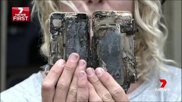 iPhone 7 phát hỏa, thiêu rụi nội thất xe hơi