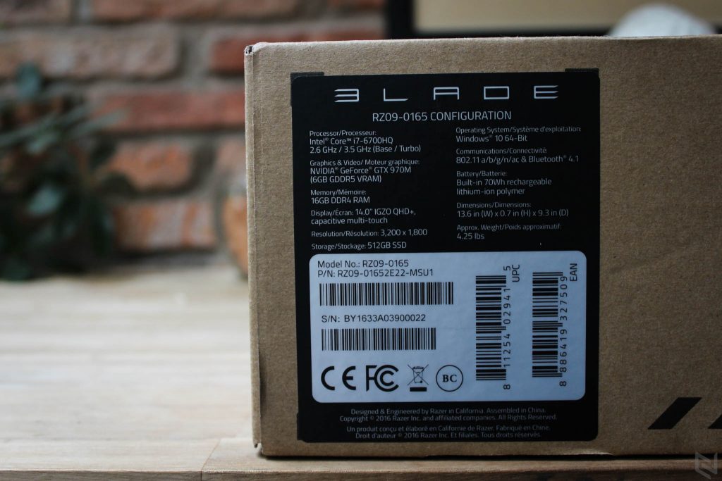 Trên tay Razer Blade 2016: mỏng nhẹ, i7-6700HQ, màn hình Q-HD cảm ứng đa điểm