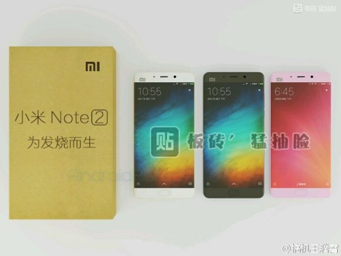 Lộ diện Xiaomi Mi Note 2 được trang bị camera kép