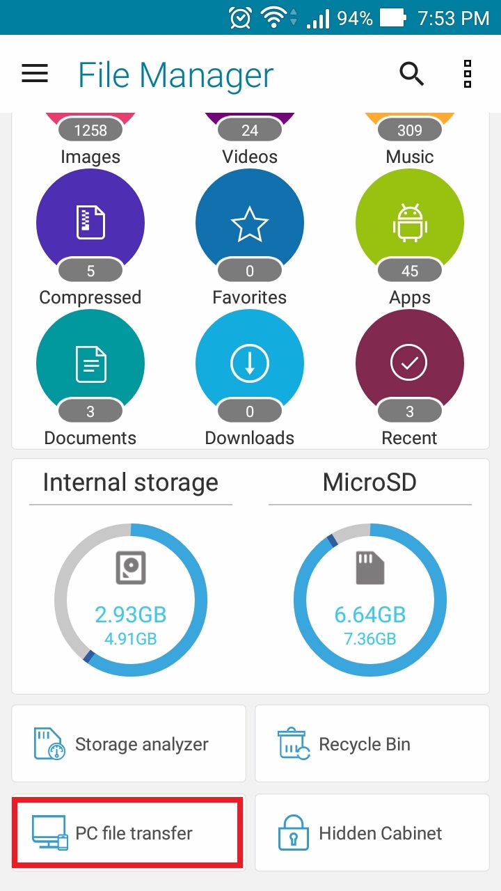 Chia sẻ file giữa máy tính và điện thoại bằng Asus File Manager