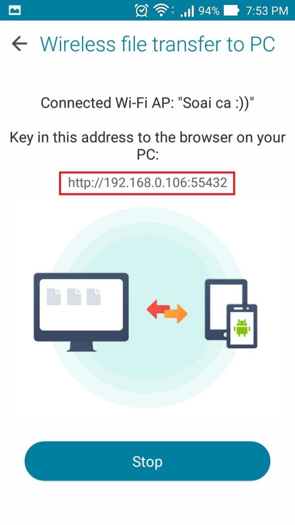 Chia sẻ file giữa máy tính và điện thoại bằng Asus File Manager