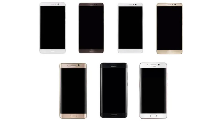 Huawei Mate 9 xuất hiện: một bản thường, một bản cong