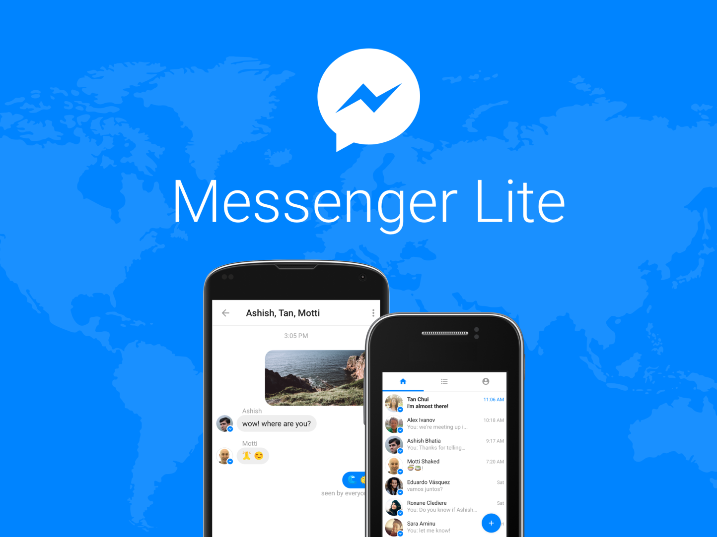 Facebook phát hành Messenger Lite cho điện thoại Android