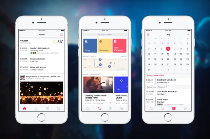 Facebook ra mắt ứng dụng quản lý sự kiện cho iOS